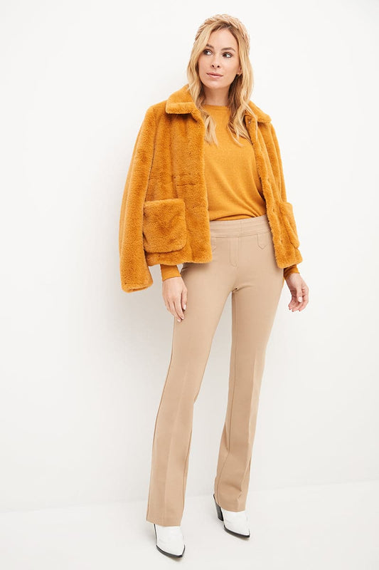 Secret Figure Pull-on Bootcut Pants with Tummy Control