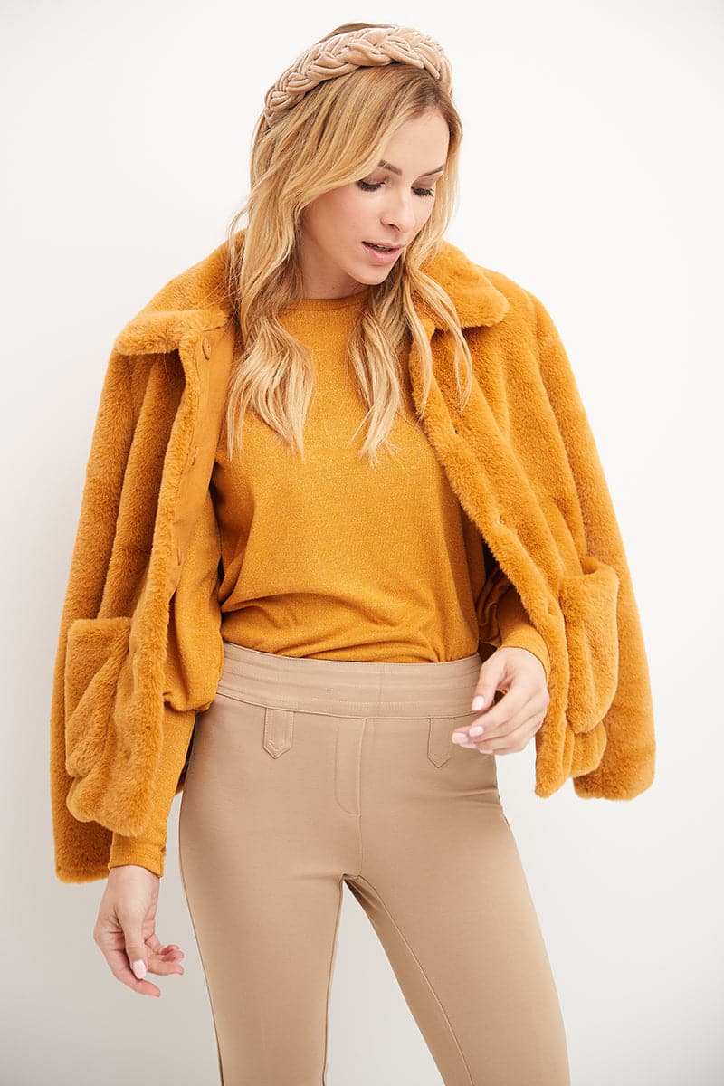 Secret Figure Pull-on Bootcut Pants with Tummy Control