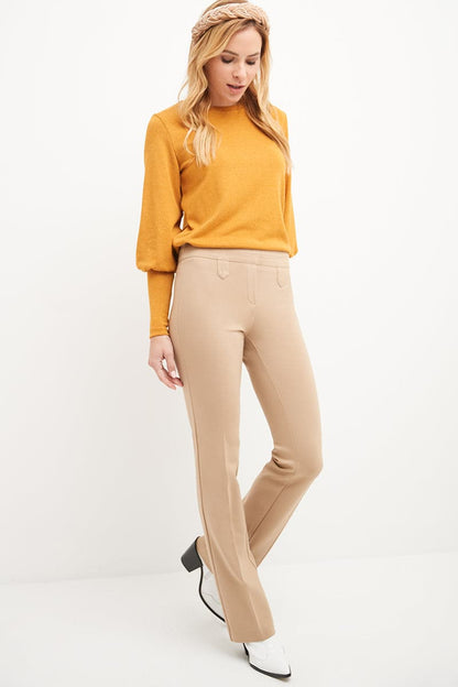 Secret Figure Pull-on Bootcut Pants with Tummy Control