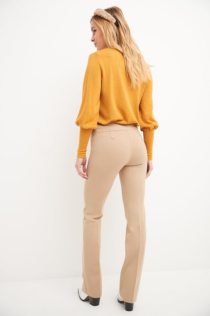 Secret Figure Pull-on Bootcut Pants with Tummy Control