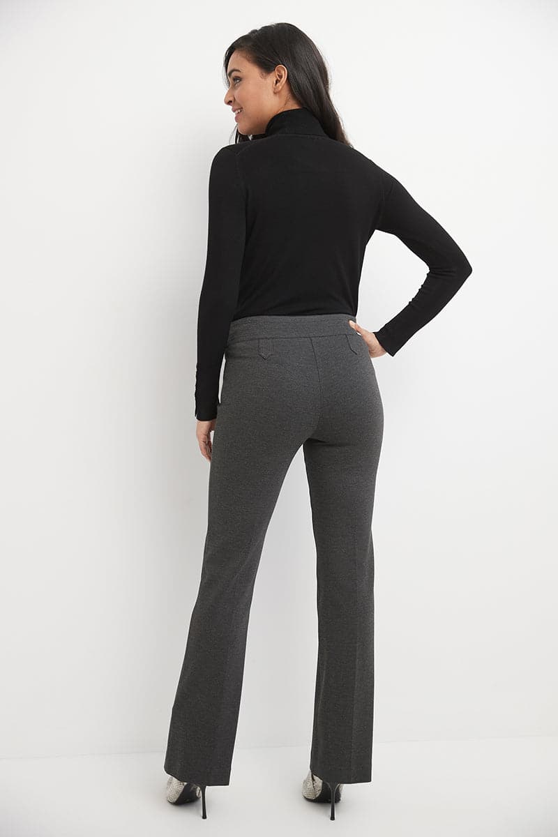 Secret Figure Pull-on Bootcut Pants with Tummy Control