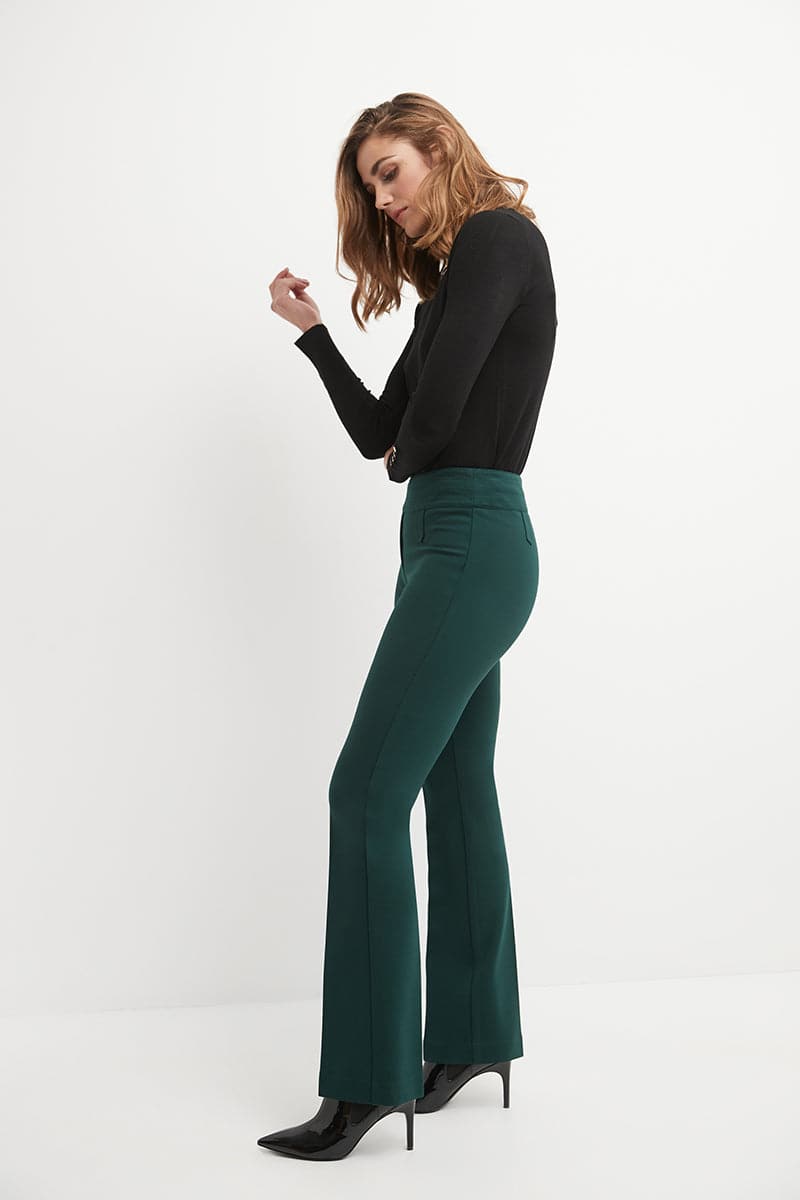 Secret Figure Pull-on Bootcut Pants with Tummy Control