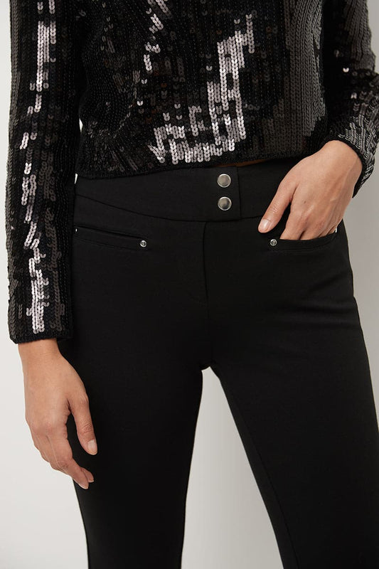 Secret Figure Pull-on Straight Pants with Tummy Control