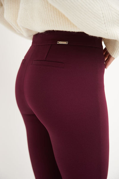 Secret Figure Pull-on Straight Pants with Tummy Control