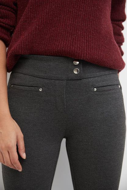Secret Figure Pull-on Straight Pants with Tummy Control