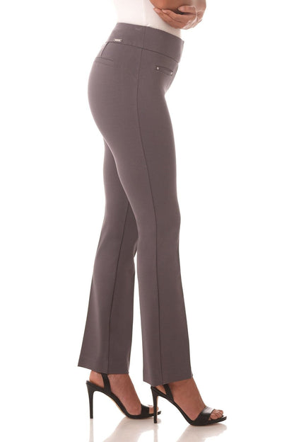 Secret Figure Pull-on Straight Pants with Tummy Control