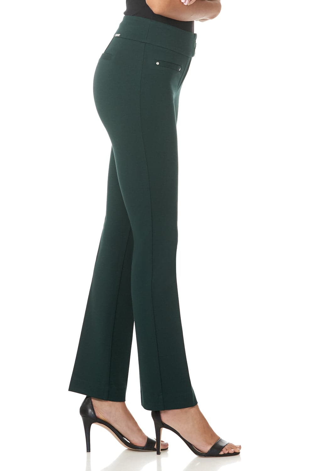 Secret Figure Pull-on Straight Pants with Tummy Control