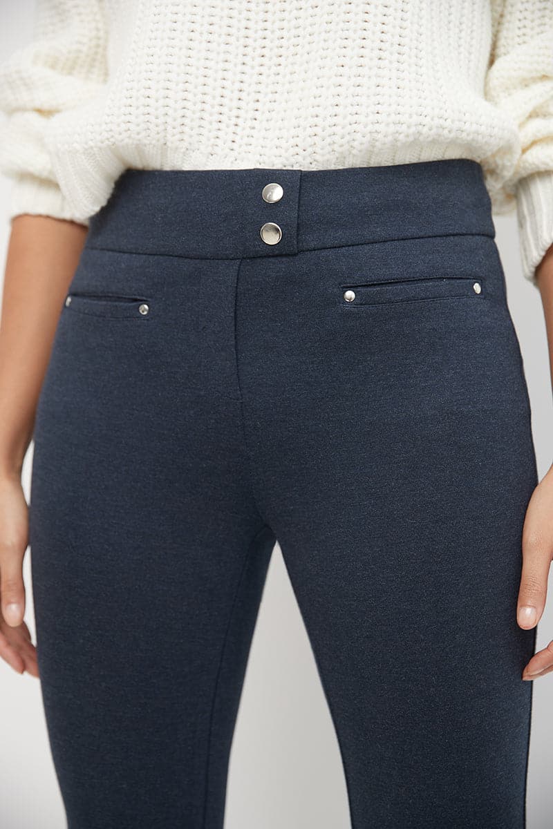 Secret Figure Pull-on Straight Pants with Tummy Control