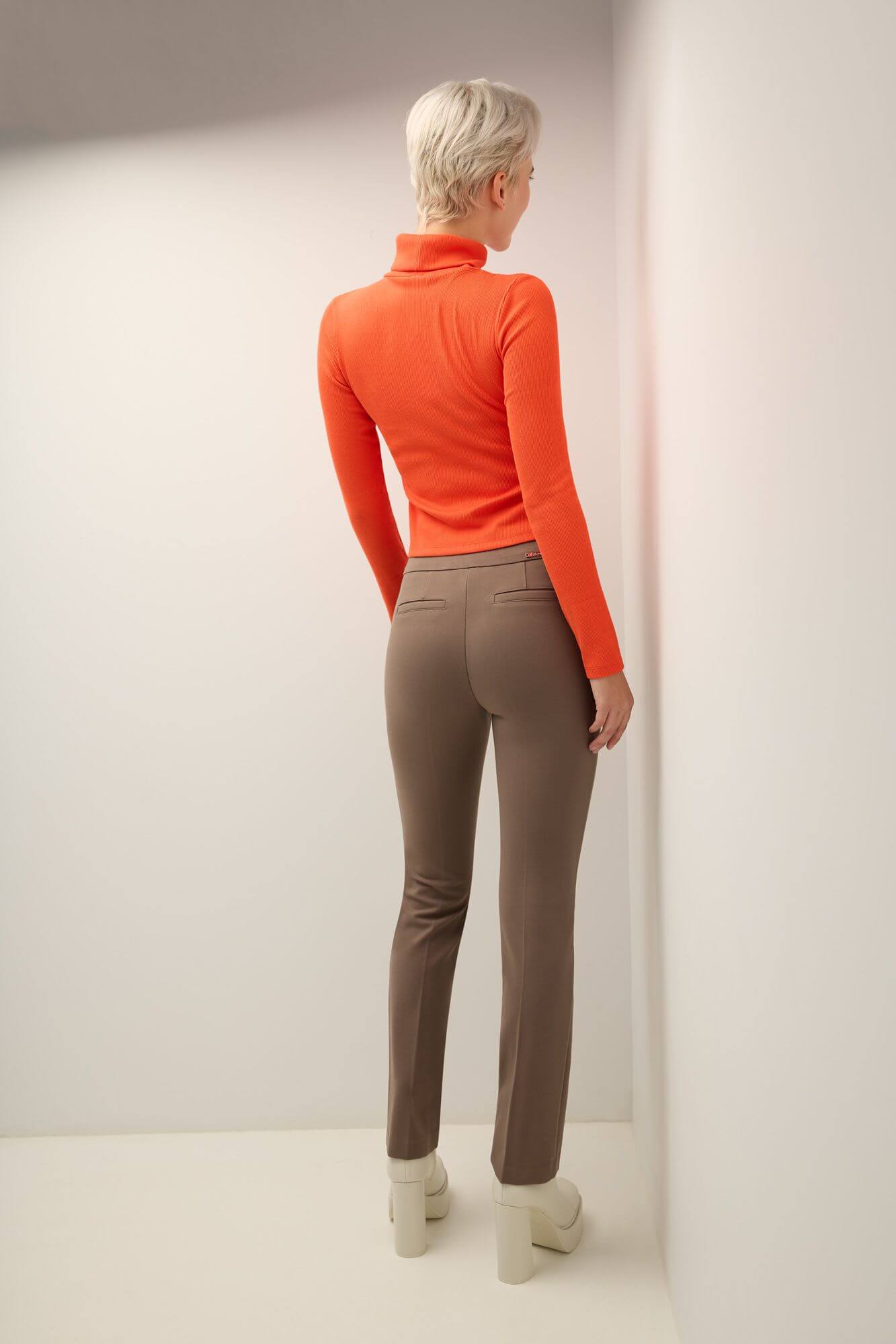 Secret Figure Pull-on Straight Pants with Tummy Control