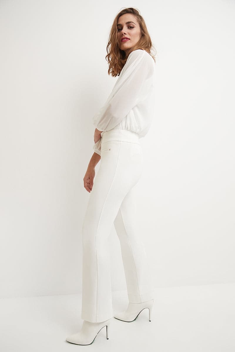 Secret Figure Pull-on Straight Pants with Tummy Control