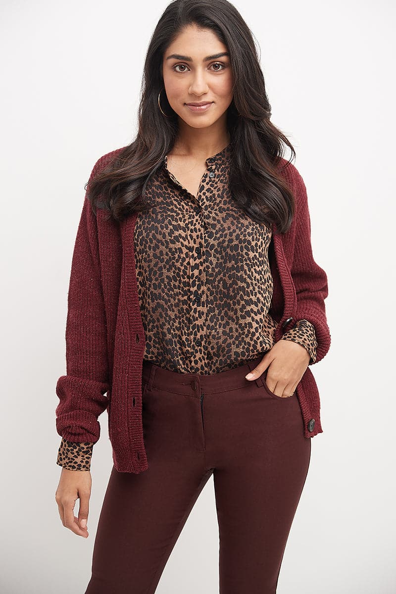 Stretch 5 pocket straight leg pants