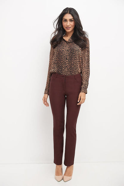 Stretch 5 pocket straight leg pants