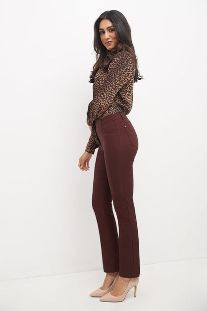 Stretch 5 pocket straight leg pants