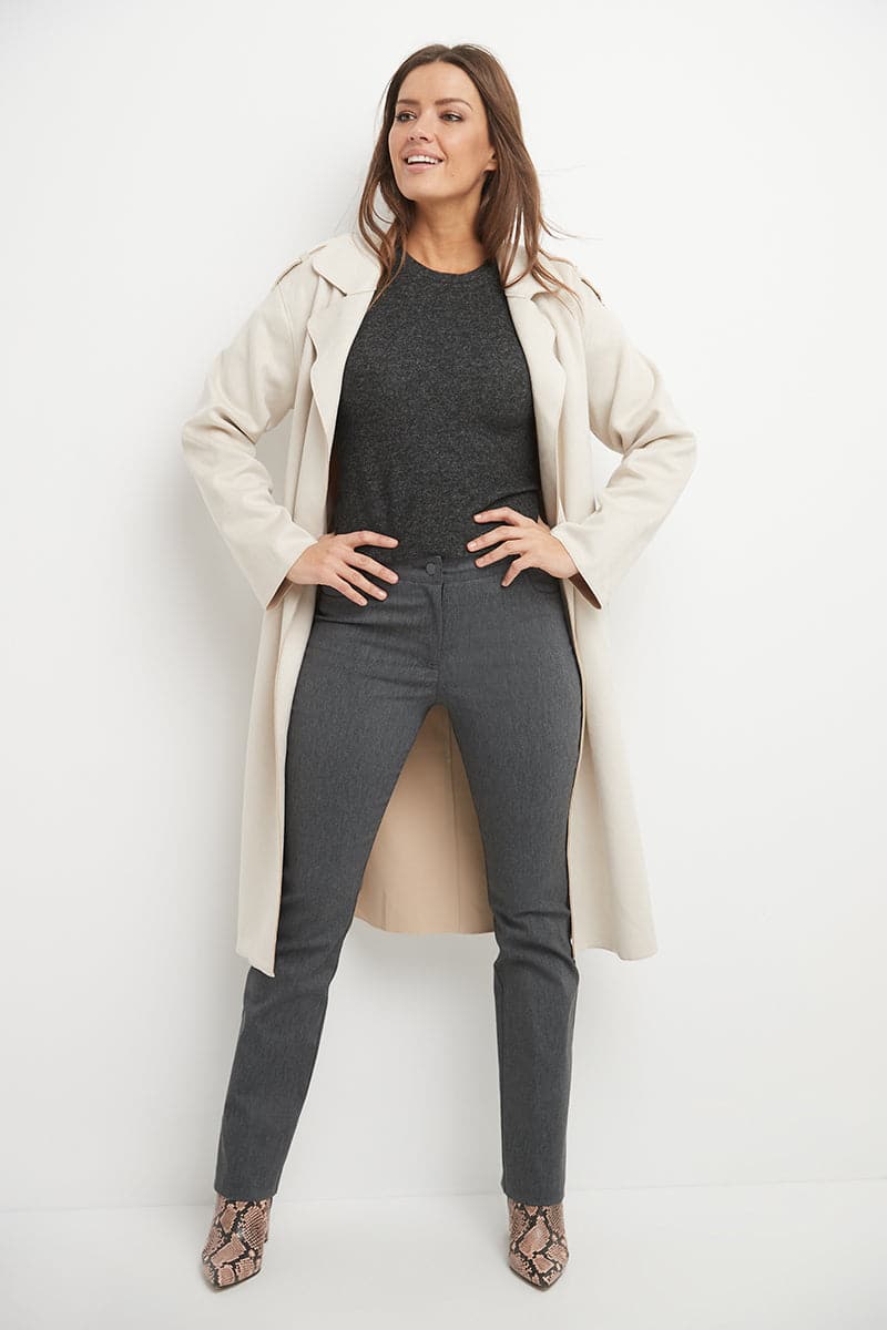 Stretch 5 pocket straight leg pants