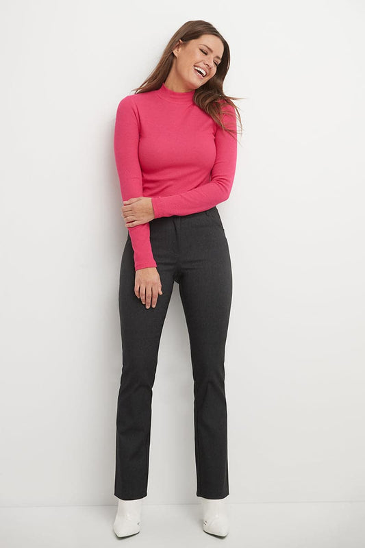 Stretch 5 pocket straight leg pants