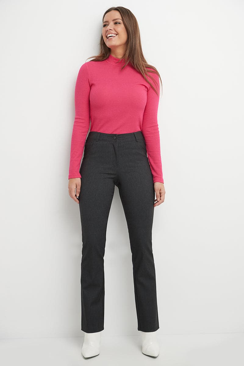 Stretch 5 pocket straight leg pants