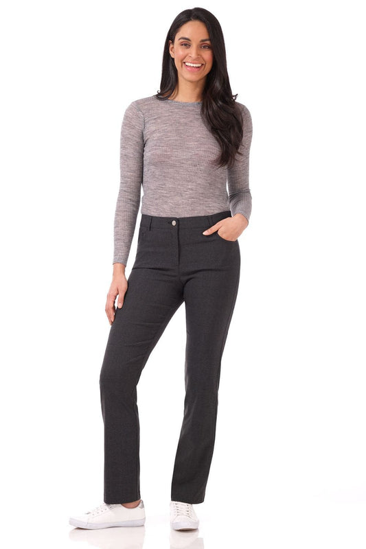 Stretch 5 pocket straight leg pants