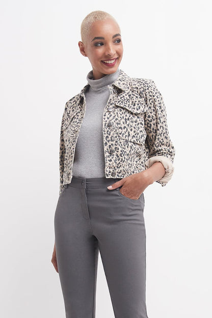 Stretch 5 pocket straight leg pants