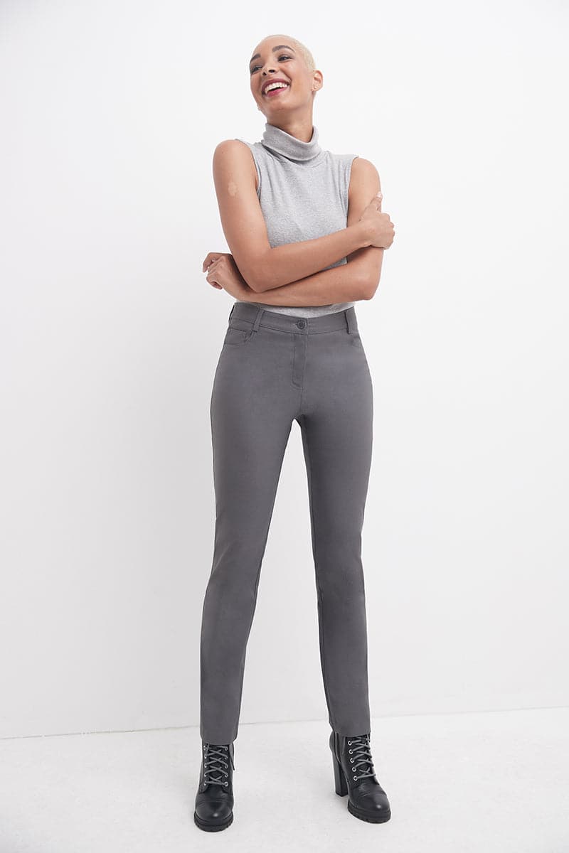 Stretch 5 pocket straight leg pants