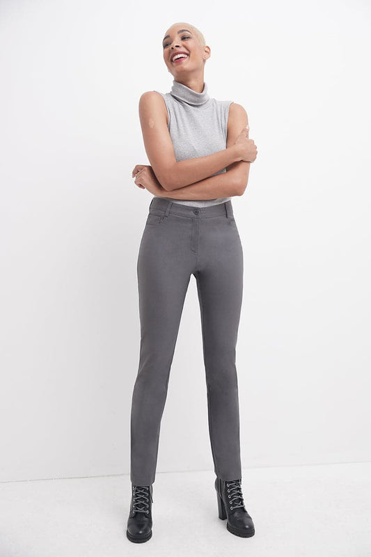 Stretch 5 pocket straight leg pants