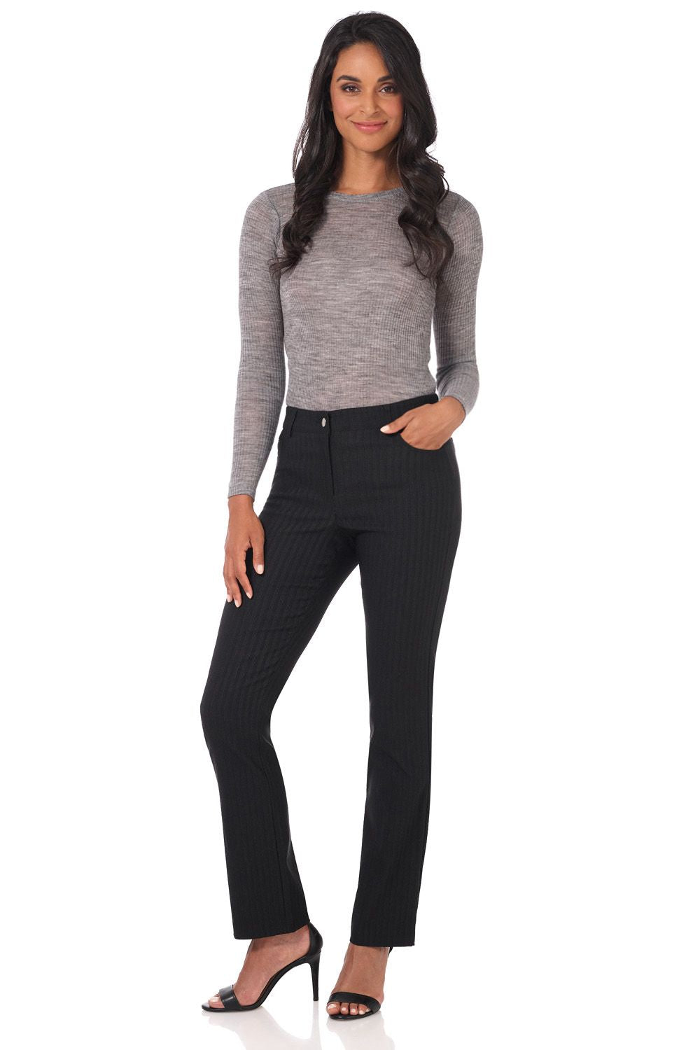 Stretch 5 pocket straight leg pants