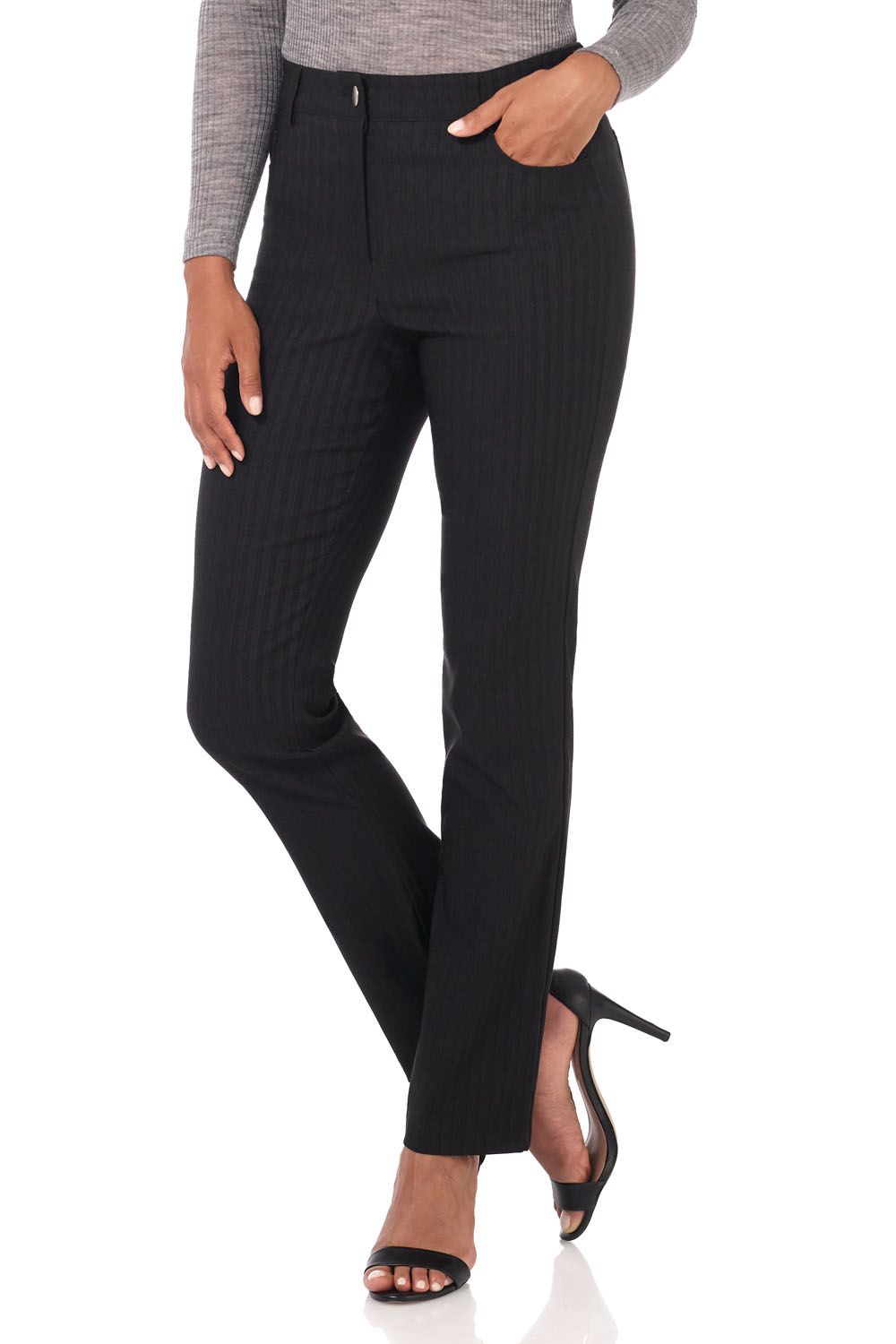 Stretch 5 pocket straight leg pants