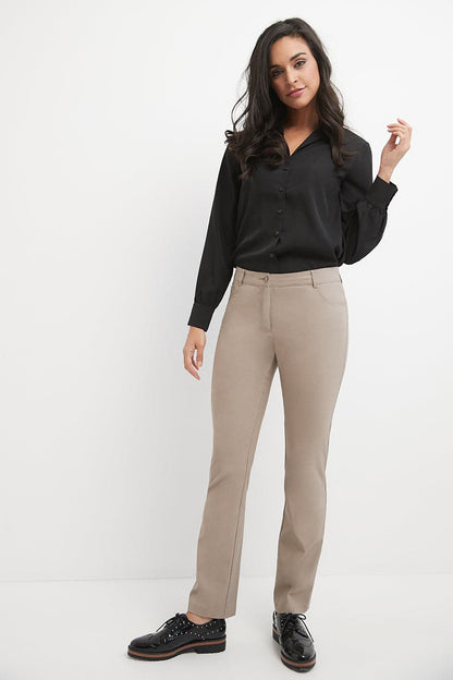 Stretch 5 pocket straight leg pants
