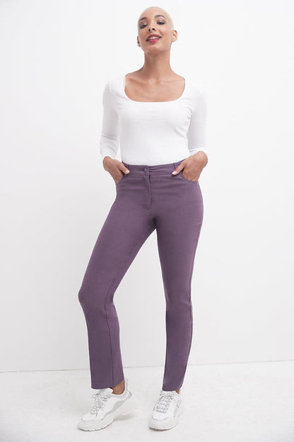Stretch 5 pocket straight leg pants