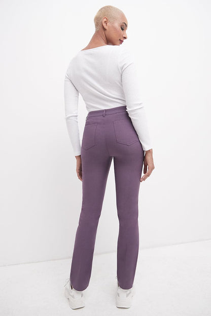 Stretch 5 pocket straight leg pants