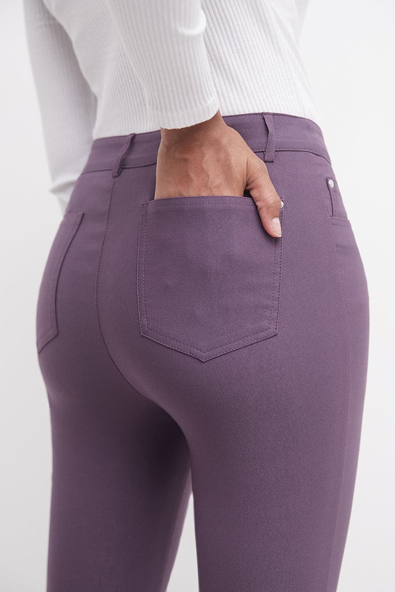 Stretch 5 pocket straight leg pants