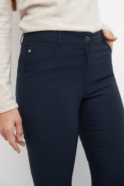 Stretch 5 pocket straight leg pants