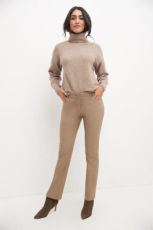 Stretch 5 pocket straight leg pants