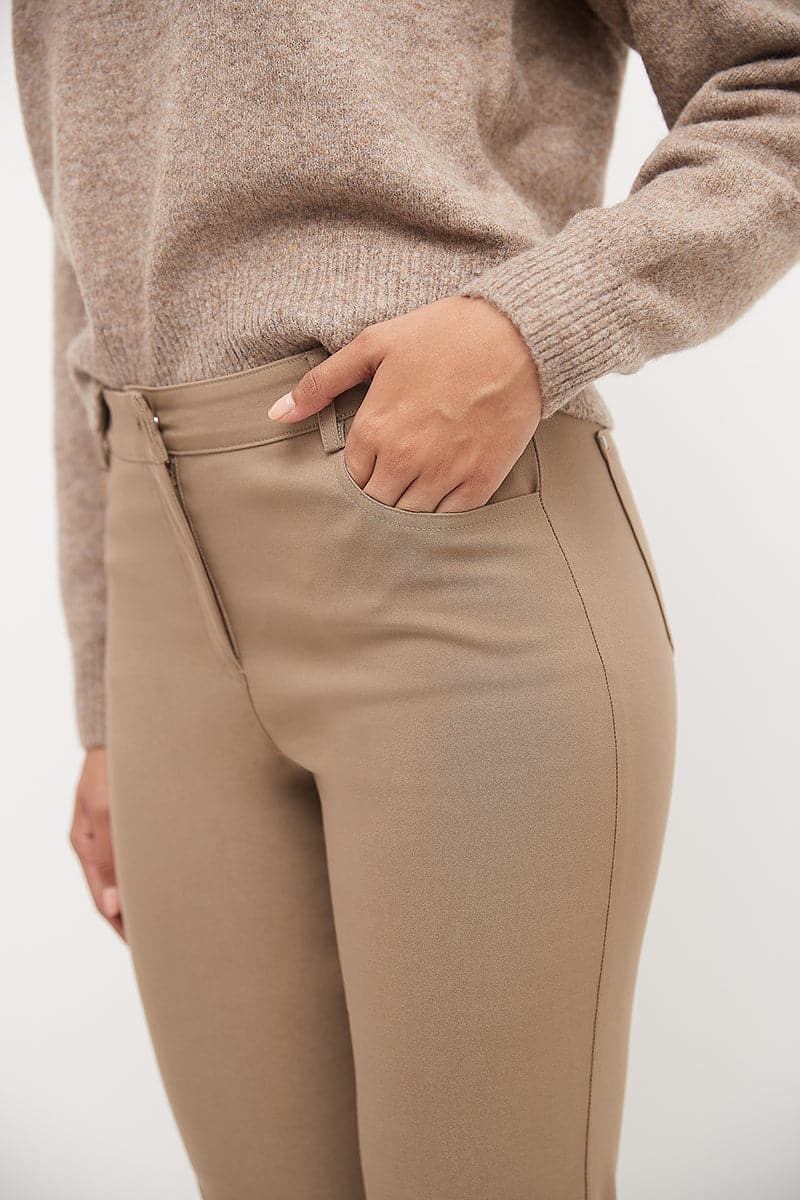 Stretch 5 pocket straight leg pants