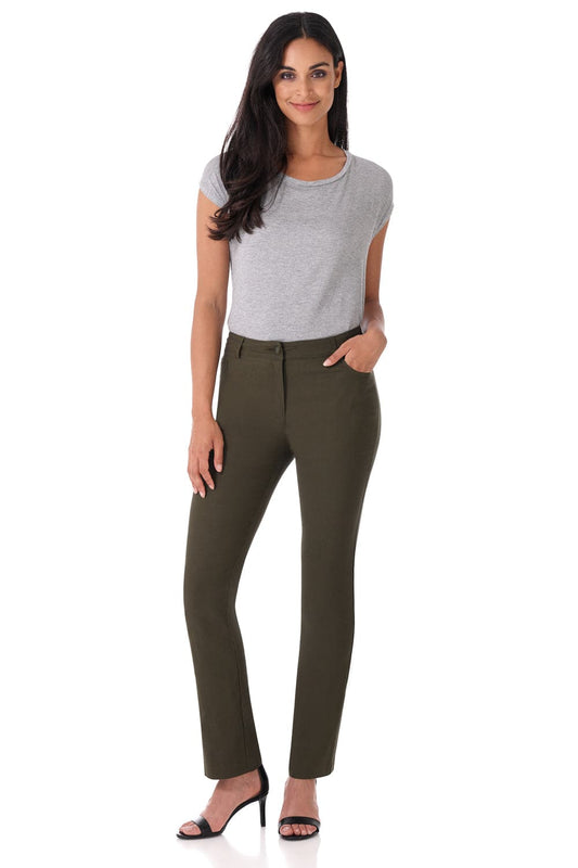 Stretch 5 pocket straight leg pants