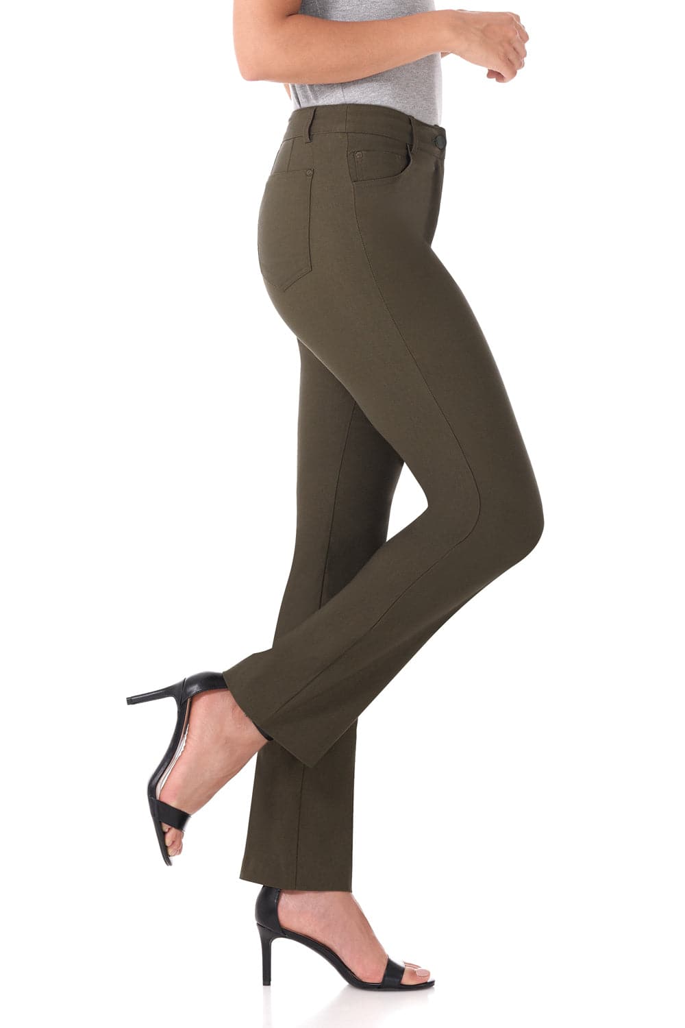 Stretch 5 pocket straight leg pants