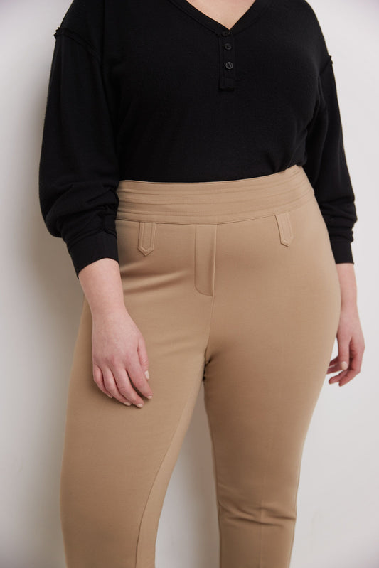 Secret Figure Curvy Bootcut Pants with Tummy Control