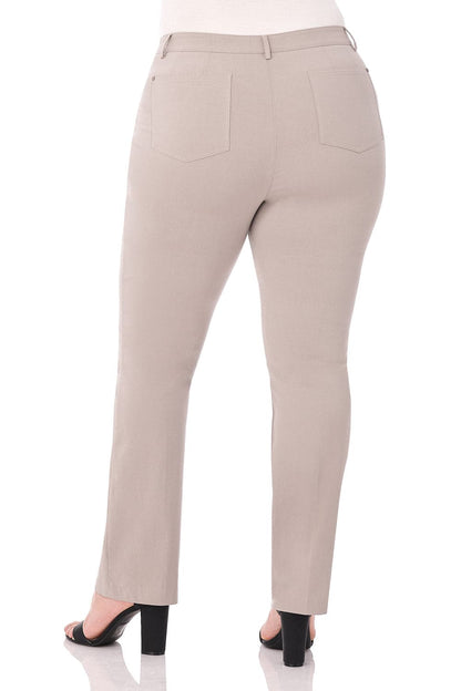 Curvy Tummy Control Pants with 5 Pockets