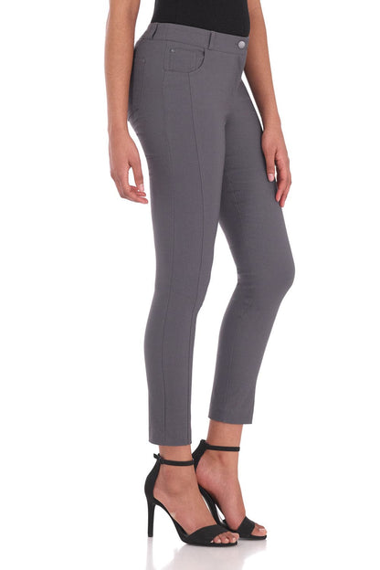 Stretch Ankle Pants with 5 Pockets