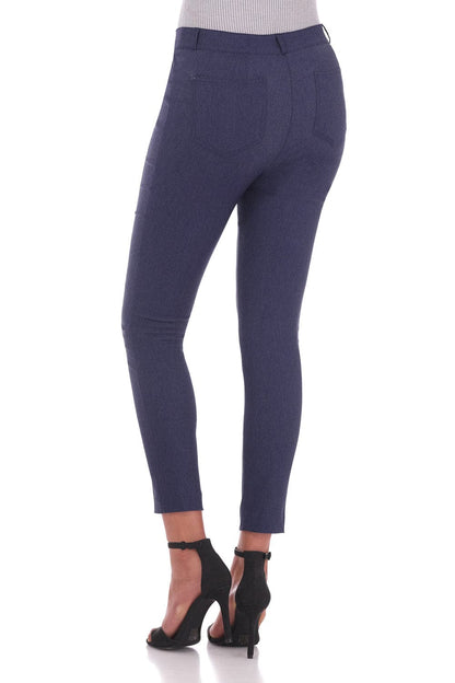 Stretch Ankle Pants with 5 Pockets