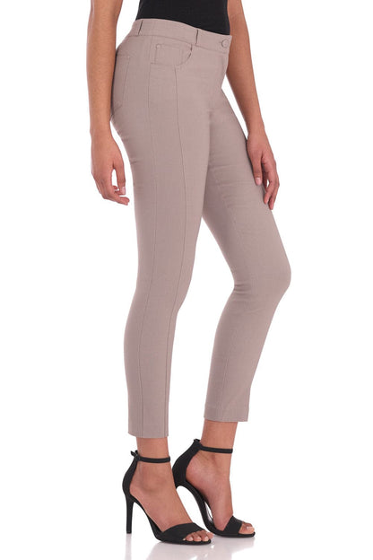 Stretch Ankle Pants with 5 Pockets