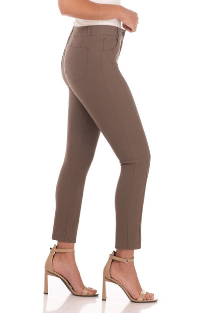 Stretch Ankle Pants with 5 Pockets