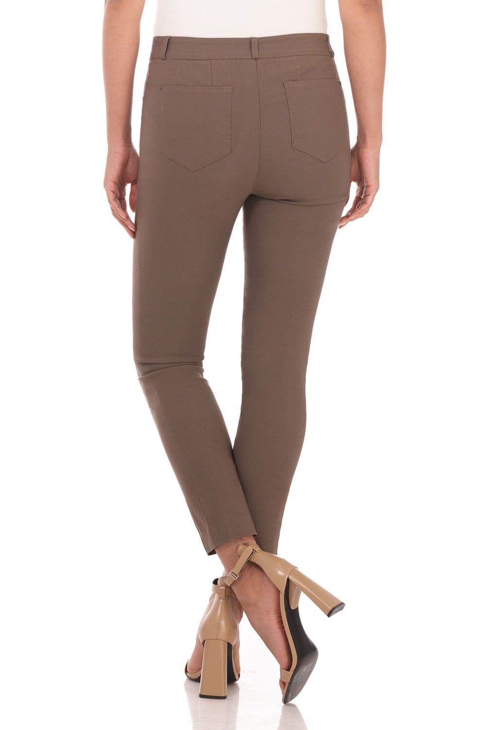Stretch Ankle Pants with 5 Pockets