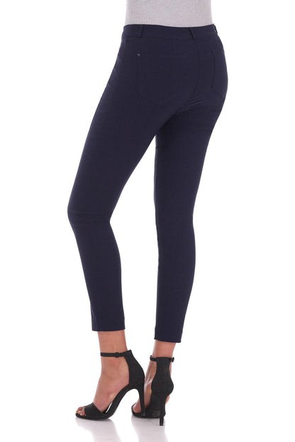 Stretch Ankle Pants with 5 Pockets