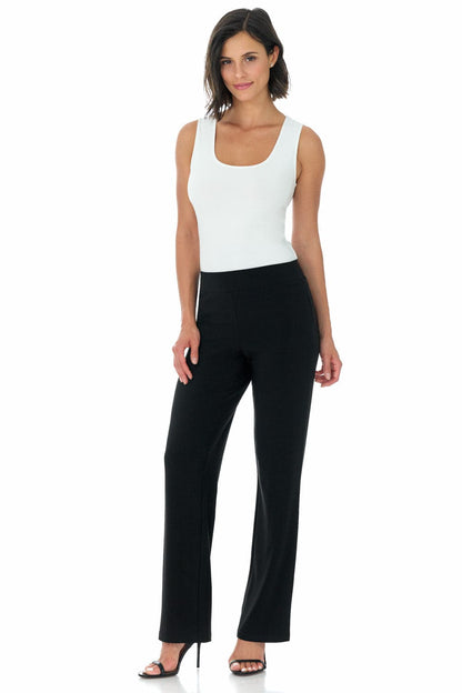 Travel Collection Wrinkle-Resistant Straight Leg Pants