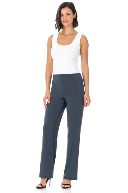 Travel Collection Wrinkle-Resistant Straight Leg Pants