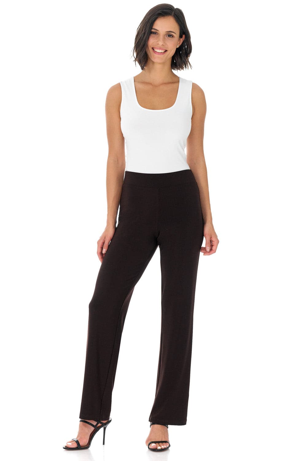 Travel Collection Wrinkle-Resistant Straight Leg Pants