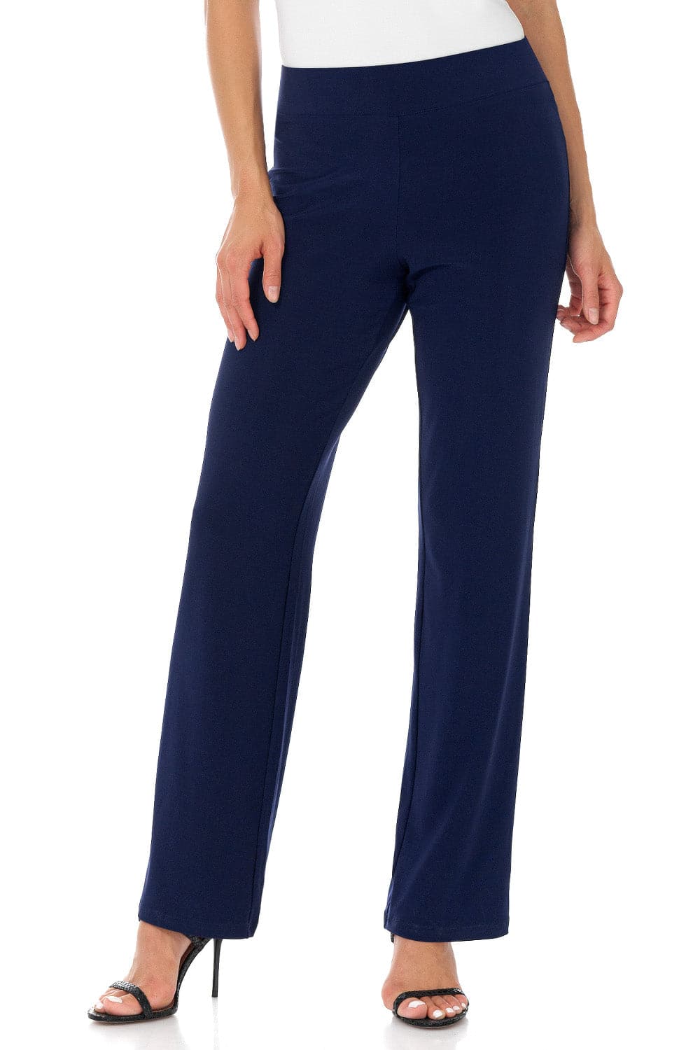 Travel Collection Wrinkle-Resistant Straight Leg  Pants