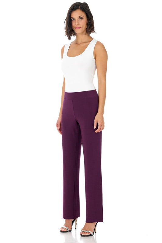 Travel Collection Wrinkle-Resistant Straight Leg Pants