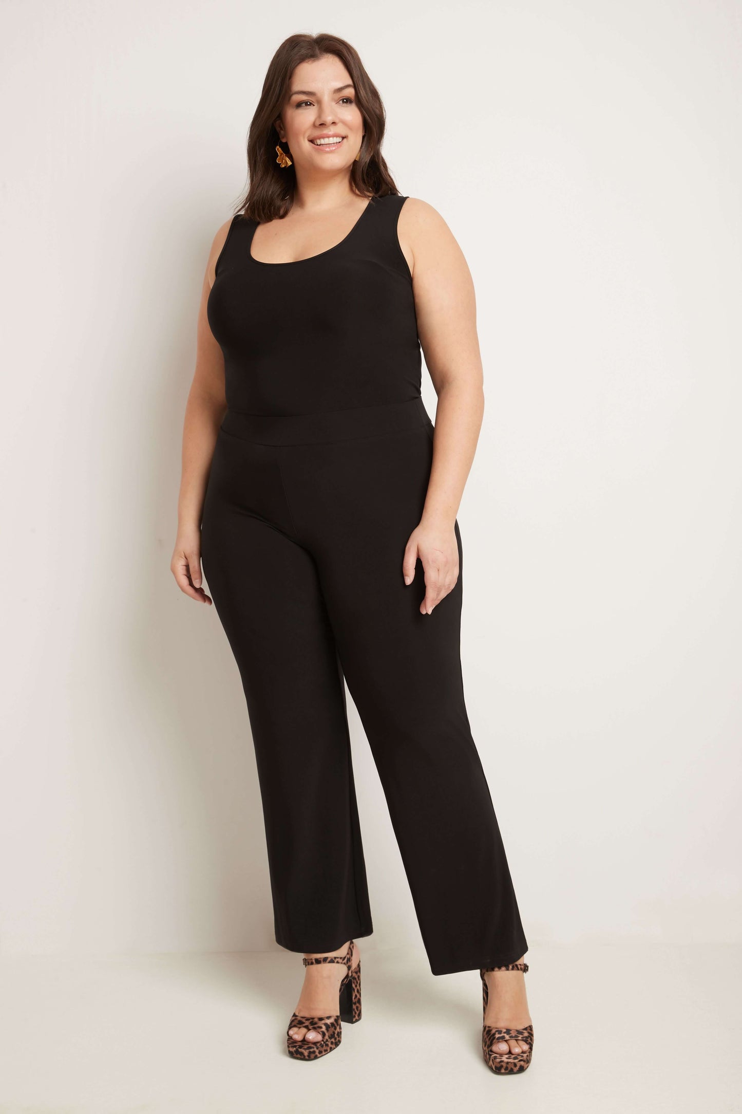 Travel Collection Curvy Straight Leg Pants