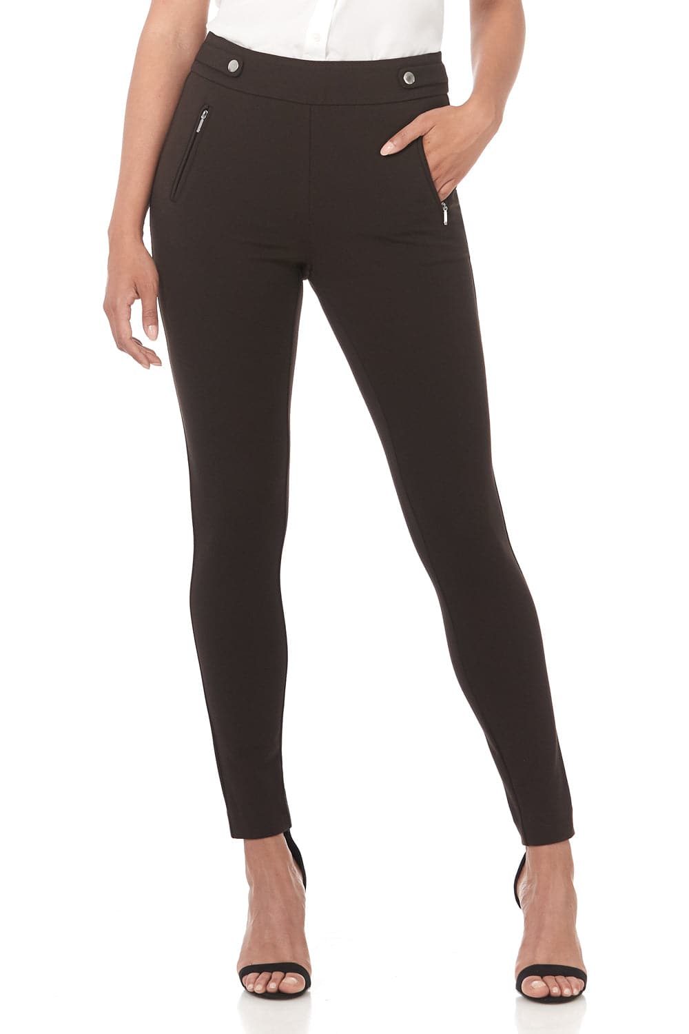 Secret Figure Pull-on Knit Pants with a Skinny Silhouette